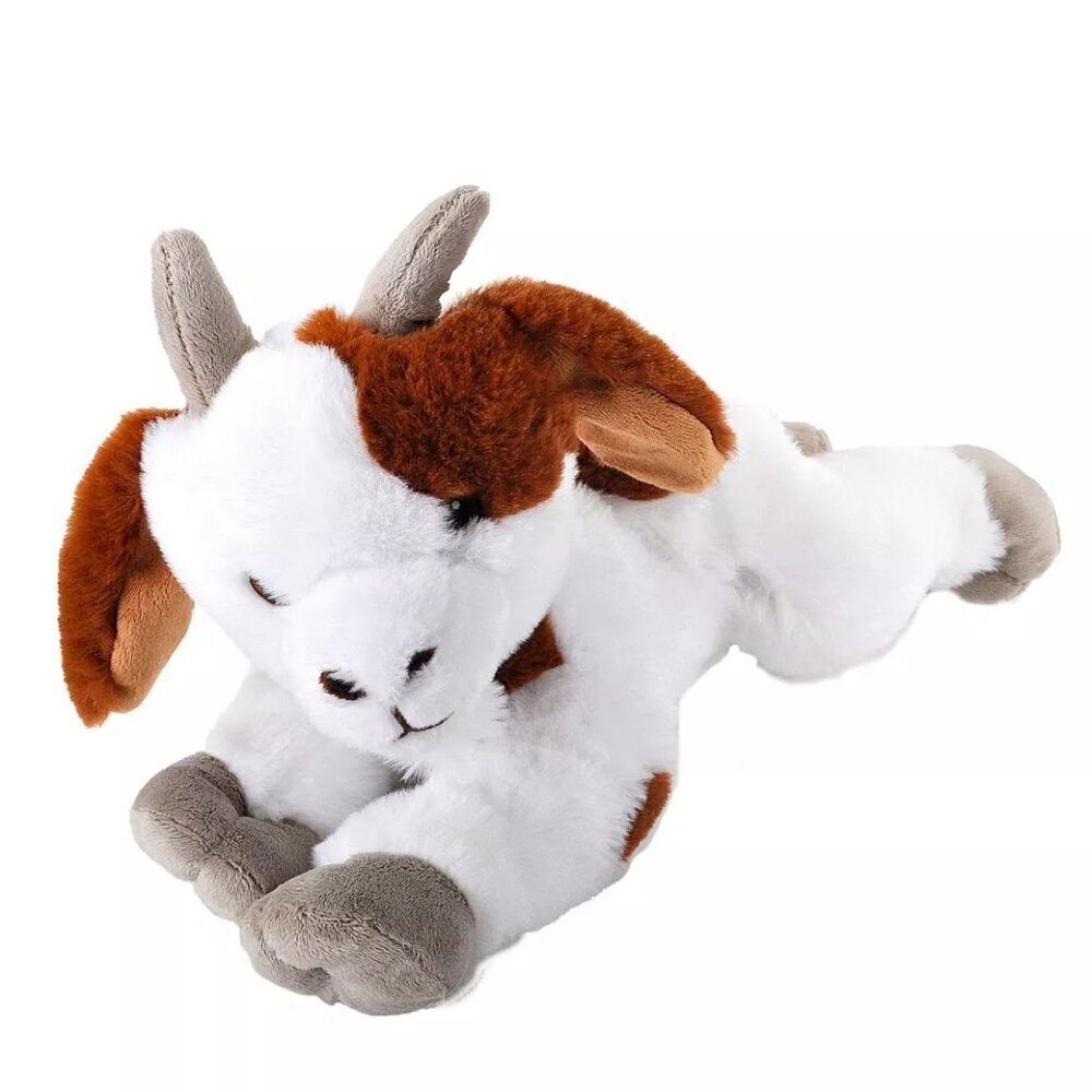 NEW Wild Republic Ecokins GOAT 12" Plush Toy Stuffed Animal